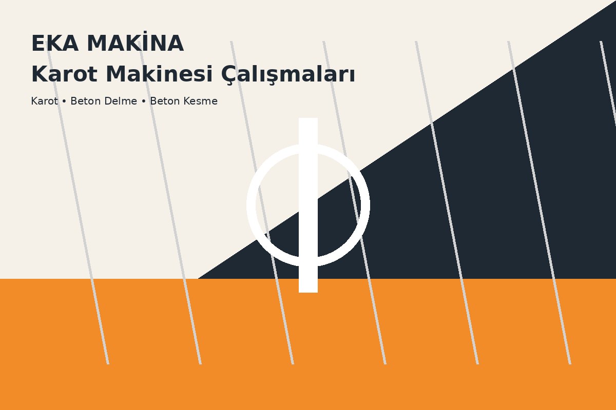 Karot makinesi ve sondaj ekipmanı